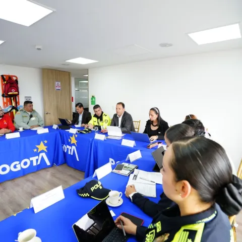 Bogotá acuerda cuatro compromisos interinstitucionales para garantizar una experiencia segura a los visitantes
