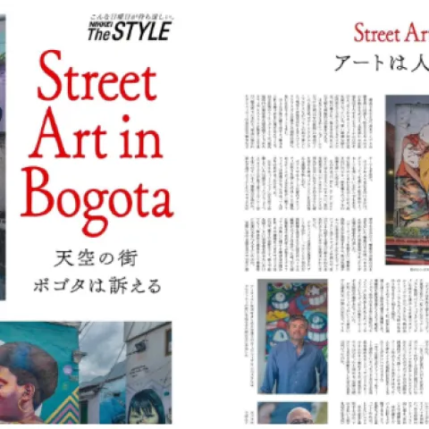 Bogotá protagonista en Japón: Nikkei The STYLE dedica tres páginas al arte urbano de la ciudad