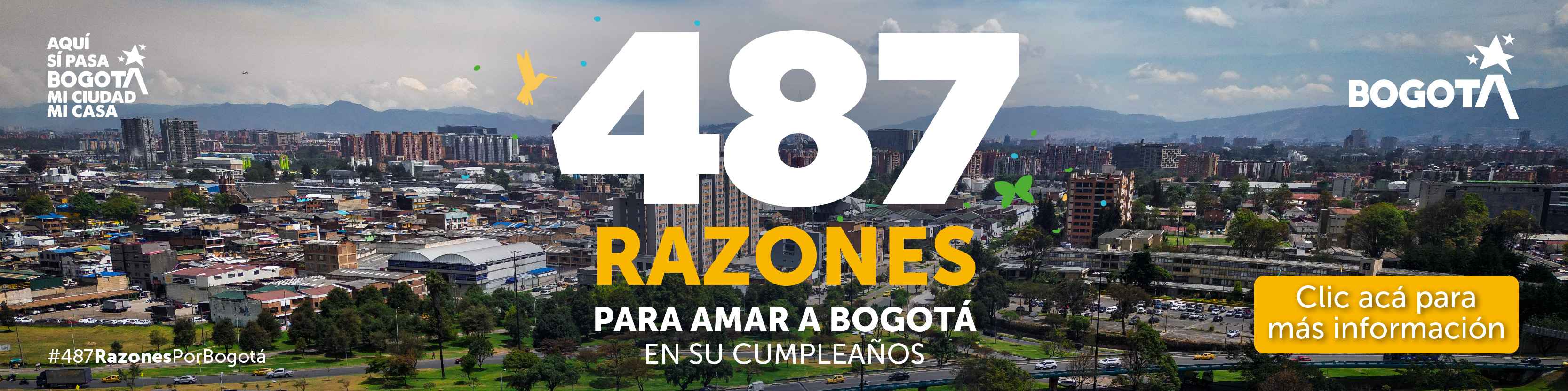 487 años Bogotá