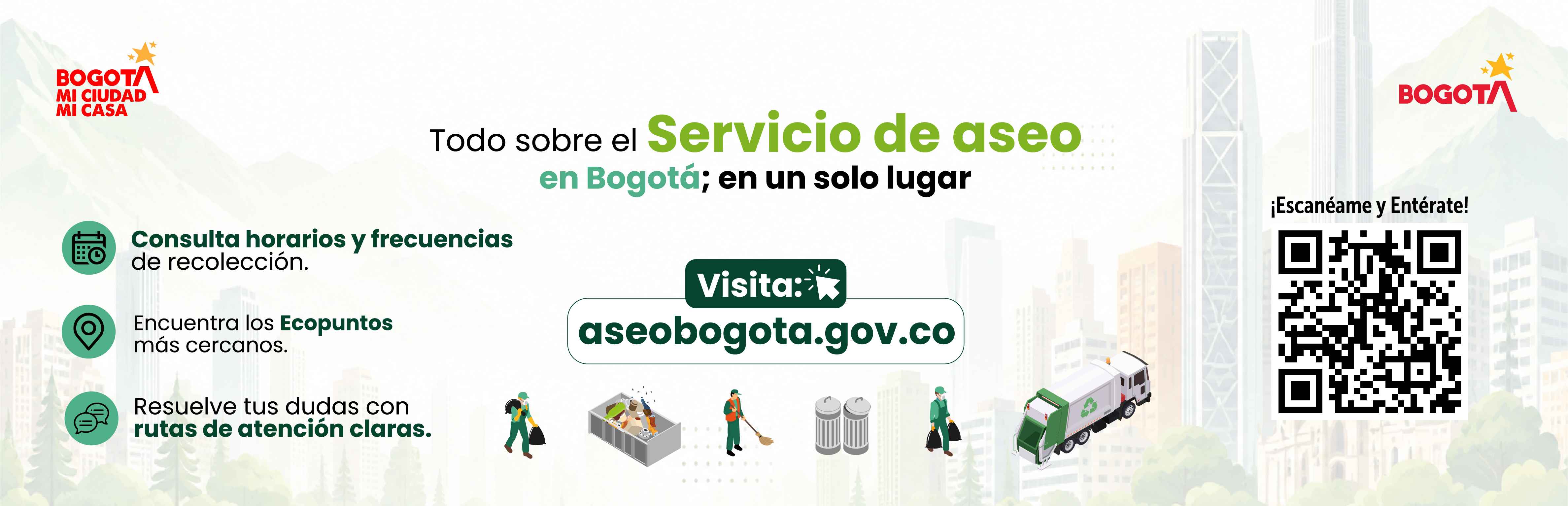 Todo sobre el servicio de aseo en Bogotá