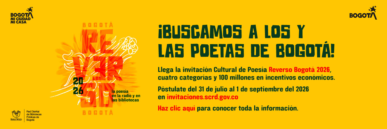 Buscamos a los y las poetas bogotanos