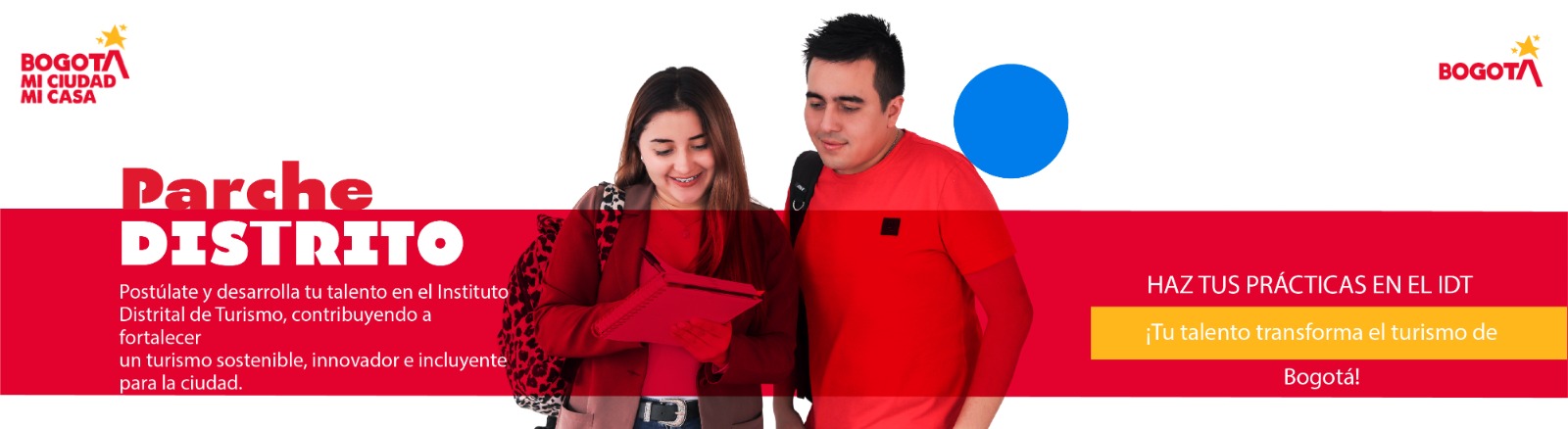 Parche distritro, postúlate y muestra tu talento