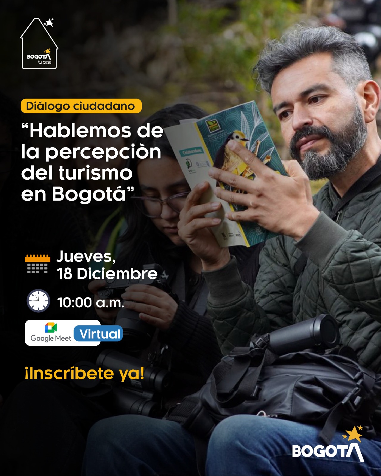 Diálogo Ciudadano “Hablemos de la percepción del turismo en Bogotá