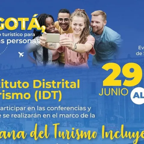 En el marco del cumpleaños de Bogotá, el IDT realiza la  Semana Virtual del Turismo 2021