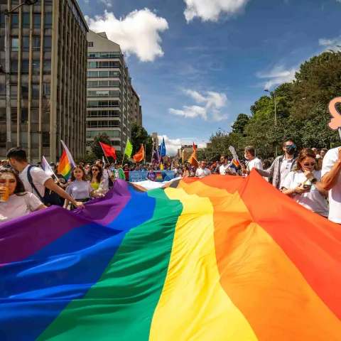 Bandera del orgullo LGBTI 