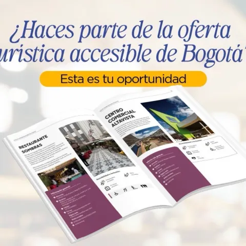 Bogotá promueve el turismo sin barreras con convocatoria abierta para 2026