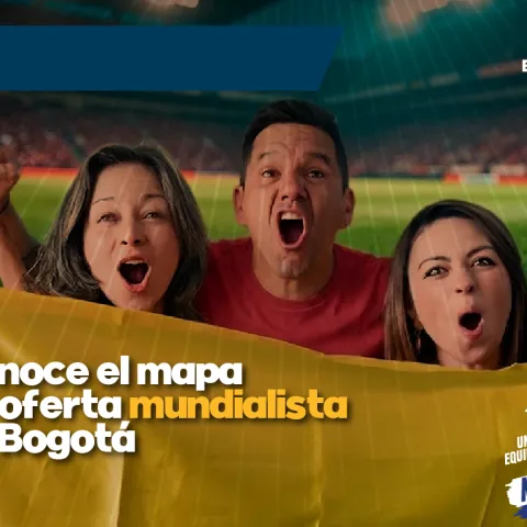Bogotá lanza micrositio con más de 320 establecimientos para seguir el Mundial 2026