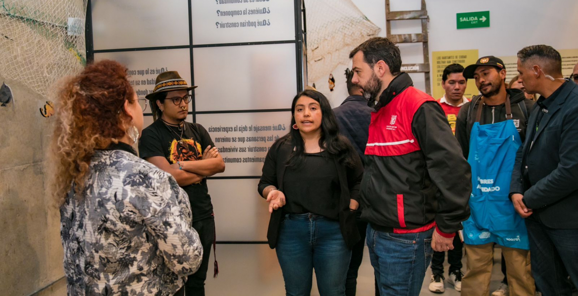 Alcalde Galán visitó el Museo de la Ciudad Autoconstruida, un atractivo turístico imperdible de Ciudad Bolívar