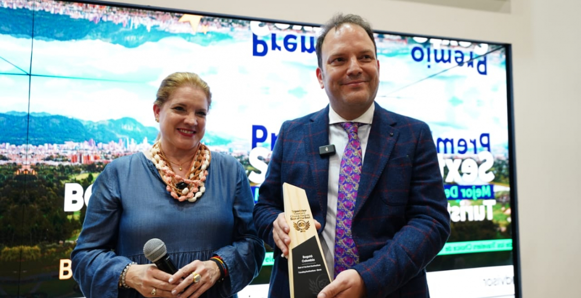 Bogotá recibe dos prestigiosos premios de TripAdvisor: Sexto mejor destino turístico a nivel mundial y primero en Sudamérica