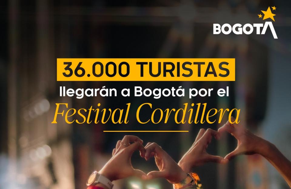 Festival Cordillera proyecta atraer cerca de 36.000 visitantes a Bogotá y generar un impacto económico de $81.601 millones