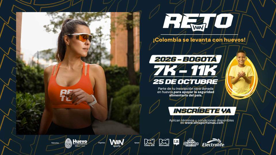Bogotá se prepara para vivir el Reto Win 2026, una carrera que une deporte y propósito social