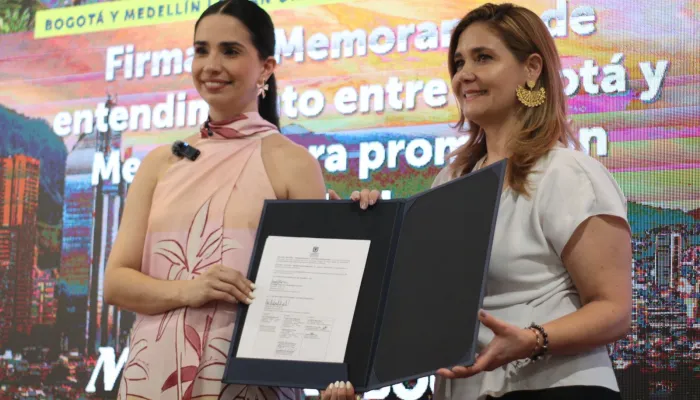 Bogotá y Medellín sellan acuerdo de cooperación para posicionarse como destinos multidestino líderes en Latinoamérica