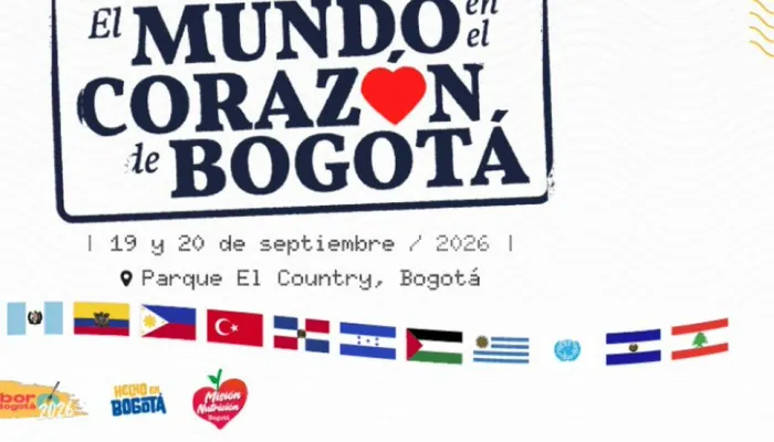 Festival multicultural y gastronómico reúne delegaciones internacionales en el Parque El Country de Bogotá en septiembre de 2026