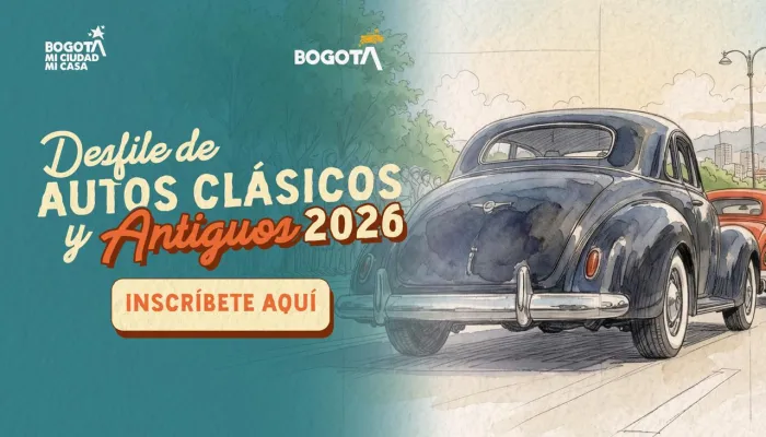 Turismo Bogotá amplía hasta el 26 de octubre las inscripciones para el Desfile de Autos Clásicos y Antiguos 2026
