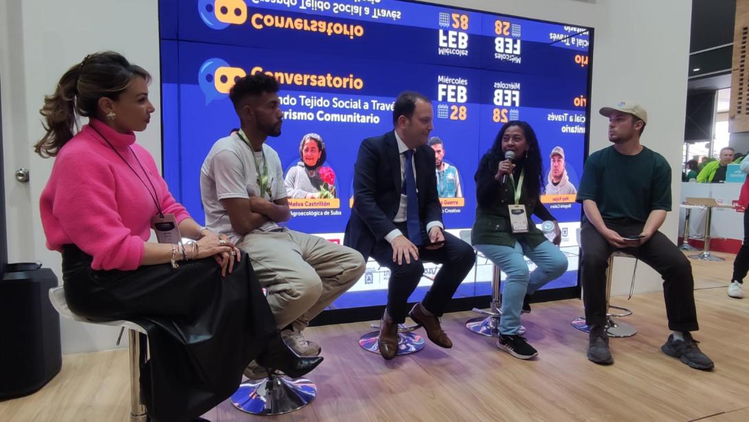Desde el stand Bogotá en ANATO 2024, el IDT destaca al turismo comunitario como herramienta para crear tejido social