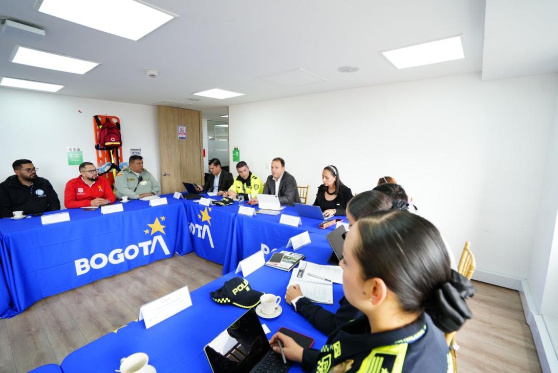 Bogotá acuerda cuatro compromisos interinstitucionales para garantizar una experiencia segura a los visitantes