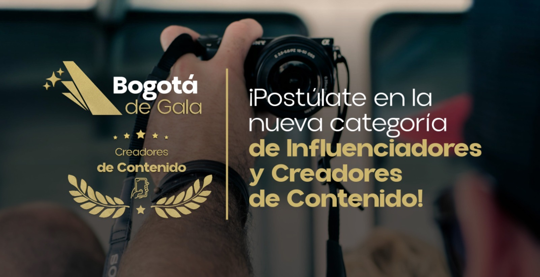Bogotá de Gala estrena nueva categoría para influenciadores y creadores de contenido