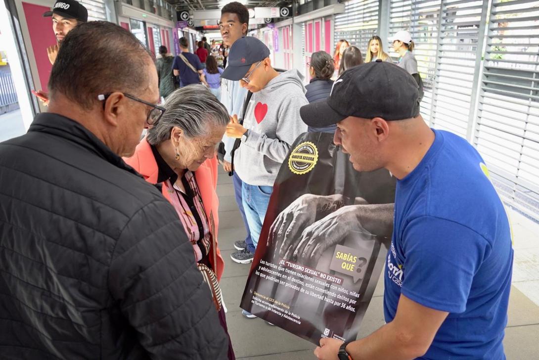 La Zona T de Bogotá protege la niñez, rechaza la explotación sexual de niños, niñas y adolescentes y promueve un turismo responsable