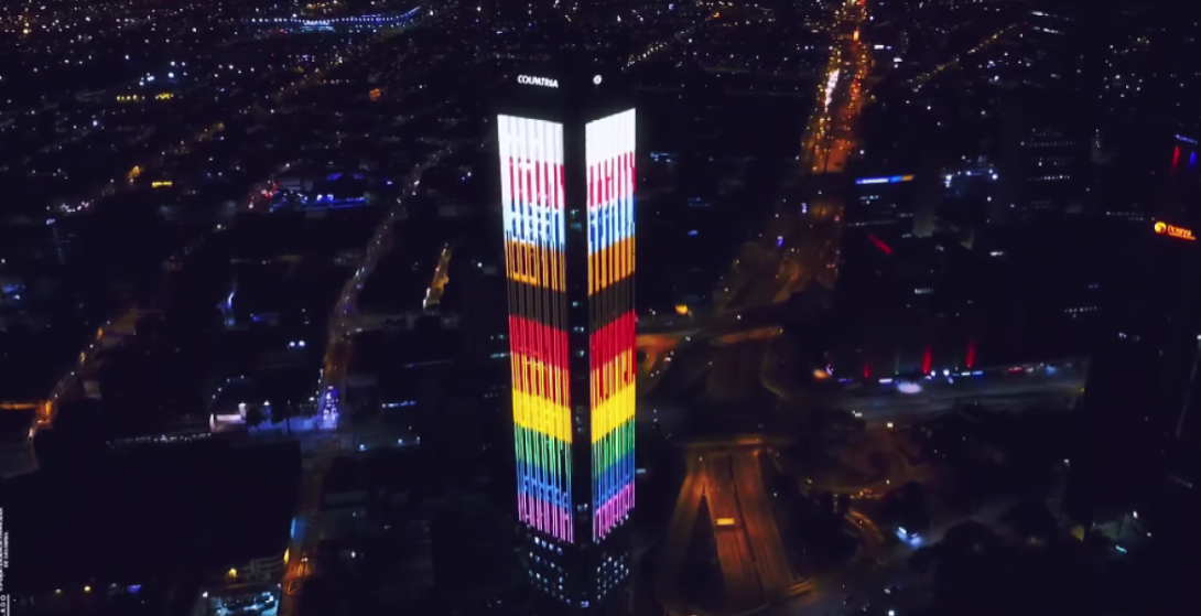 La Torre Colpatria se vestirá con la bandera del orgullo LGTBI en conmemoración del Mes del Orgullo