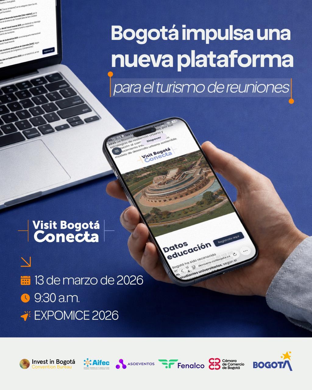 Visit Bogotá Conecta: la nueva plataforma digital para descubrir la oferta de servicios de turismo de reuniones y eventos en la ciudad