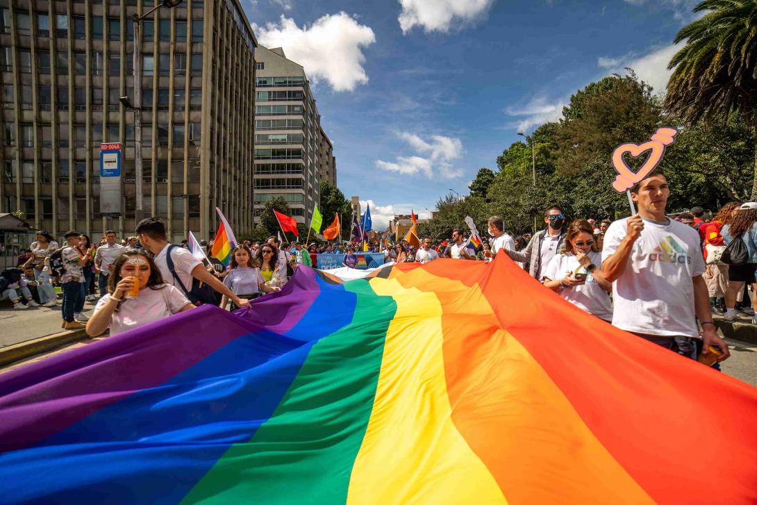 Bandera del orgullo LGBTI 