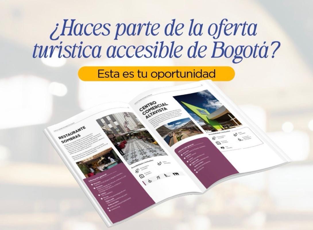 Bogotá promueve el turismo sin barreras con convocatoria abierta para 2026
