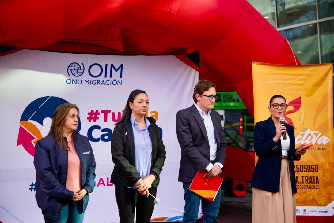Bogotá fortalece desde El Dorado la lucha contra la trata de personas
