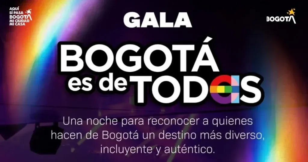 La Gala Bogotá de Todes premiará las iniciativas de diversidad e inclusión en el turismo capitalino