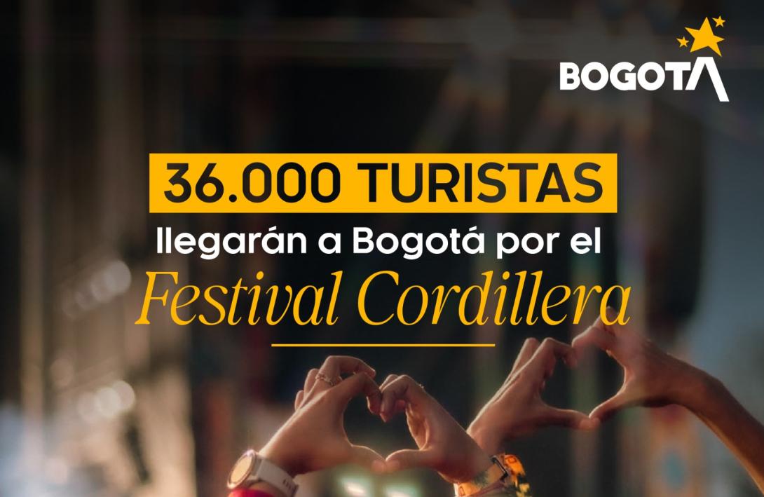 Festival Cordillera proyecta atraer cerca de 36.000 visitantes a Bogotá y generar un impacto económico de $81.601 millones