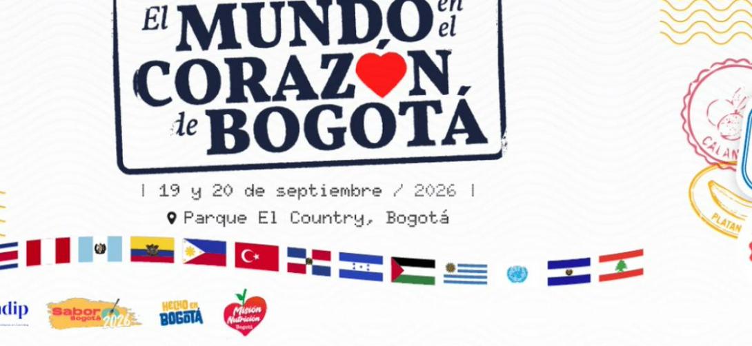 Festival multicultural y gastronómico reúne delegaciones internacionales en el Parque El Country de Bogotá en septiembre de 2026